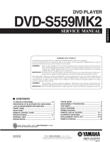 Yamaha DVDS-559-Mk2 - Service Manual 